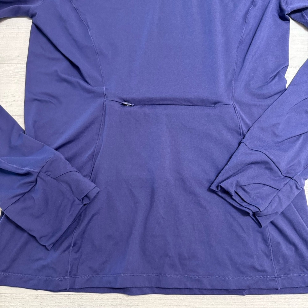 Fabletics women's purple hooded shirt‎ medium - Picture 3 of 6